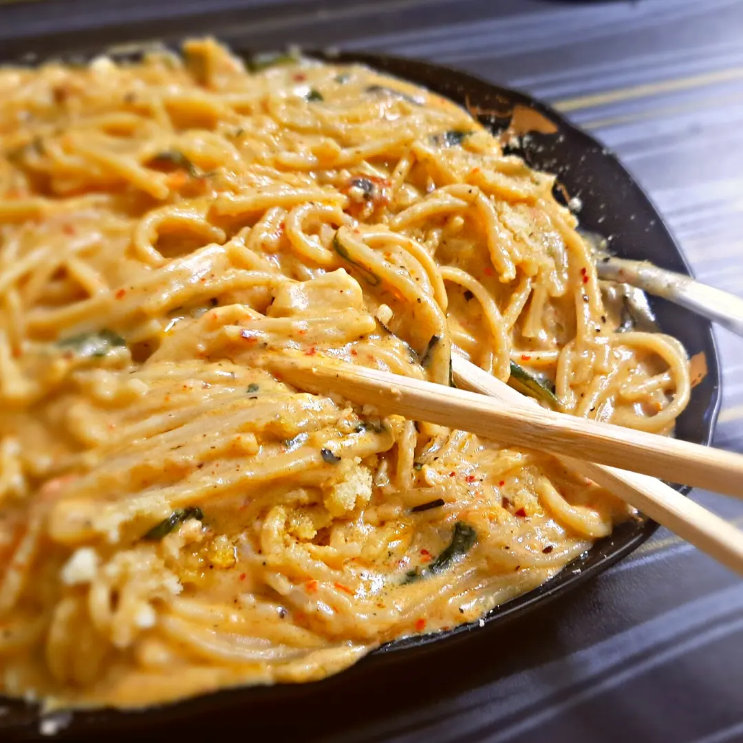 INDIAN STYLE BASIL SPAGHETTI